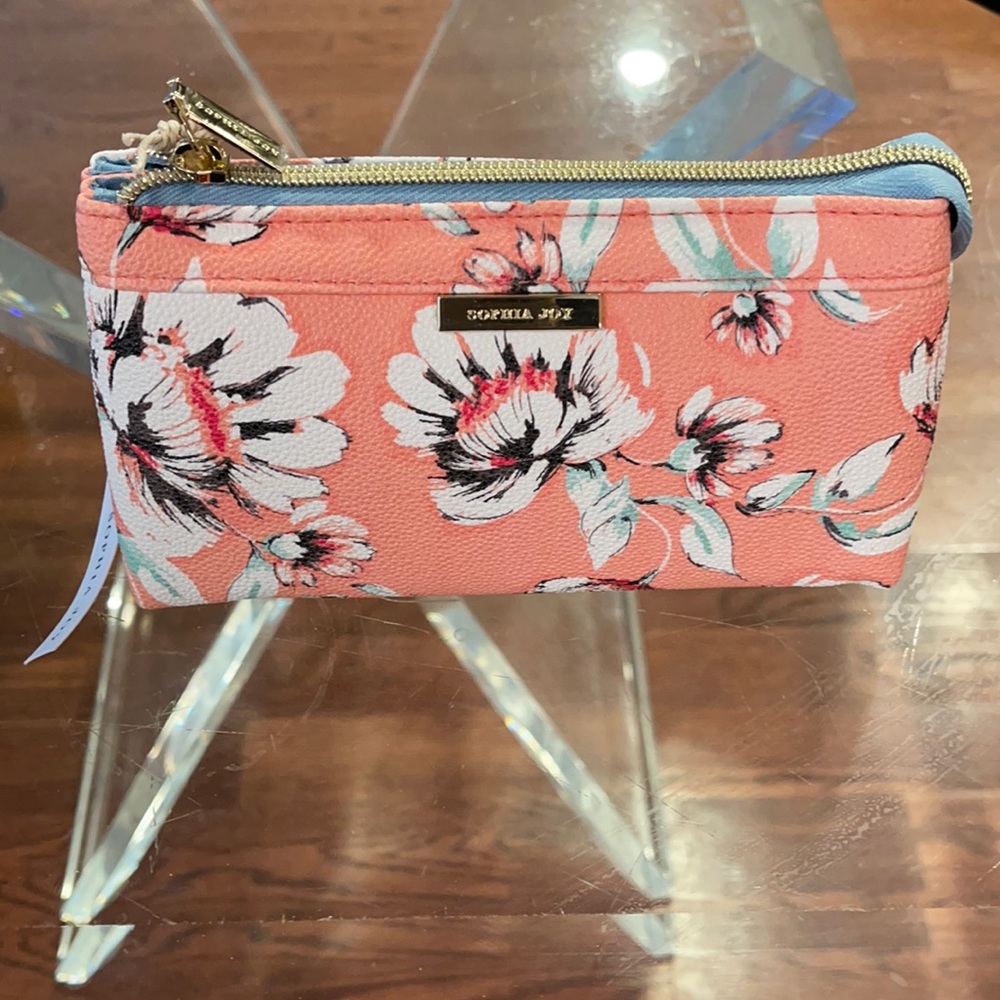 Sophia Joy 2 compartment makeup bag NWT